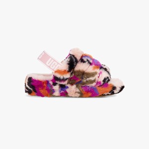 Ugg Fluff Yeah Motlee Women Slippers Multicolor (0184FNAED)